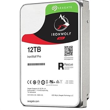 外付けハードディスク・ドライブ SEAGATE 12TB HDD ST12000VN0008 Amazon.com: IronWolf ST12000VN0008 Hard Drive : Electronics